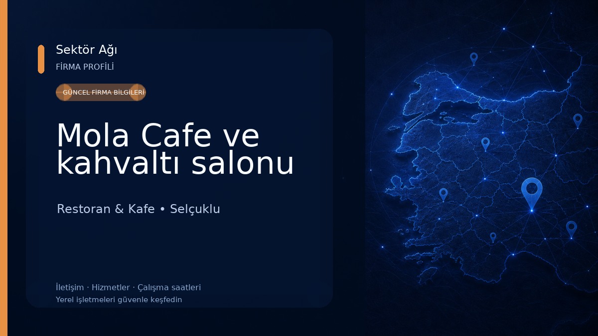 Mola Cafe ve kahvaltı salonu