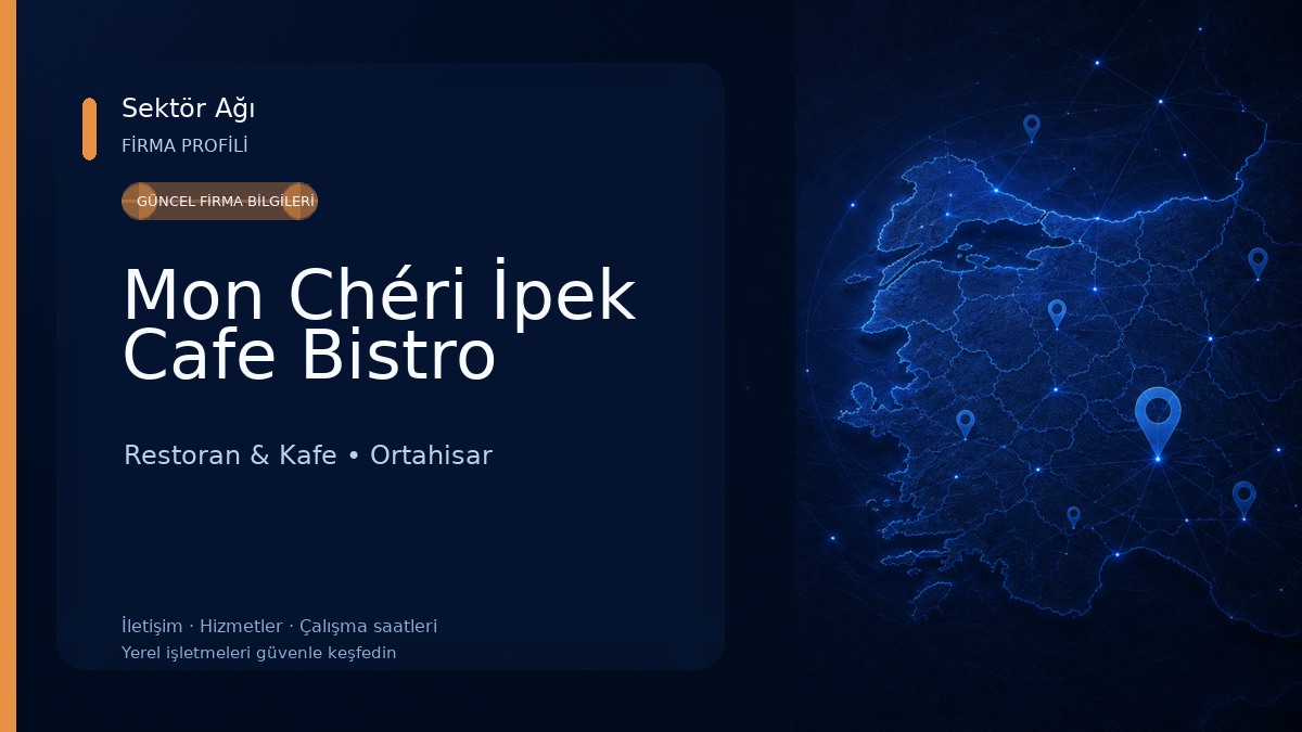 Mon Chéri İpek Cafe Bistro Restoran & Kafe