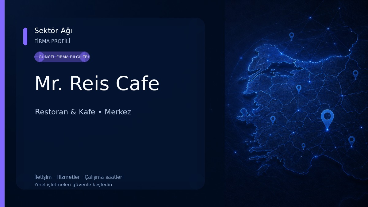 Mr. Reis Cafe Restoran & Kafe