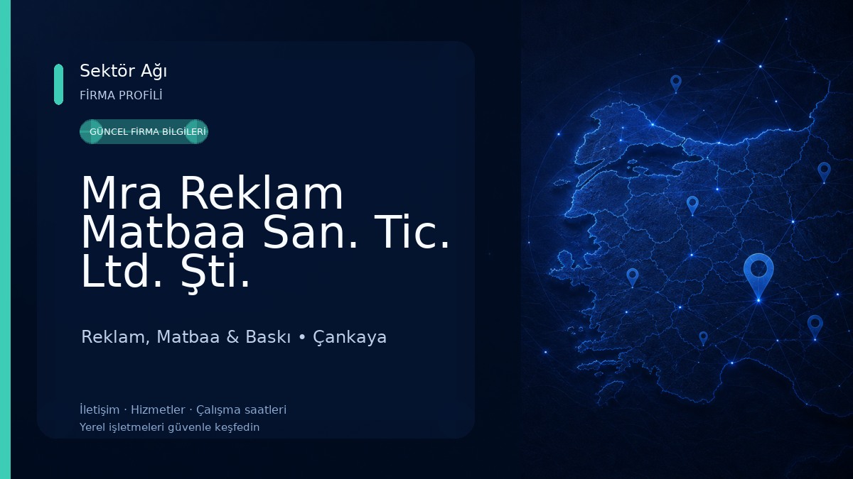Mra Reklam Matbaa San. Tic. Ltd. Şti.