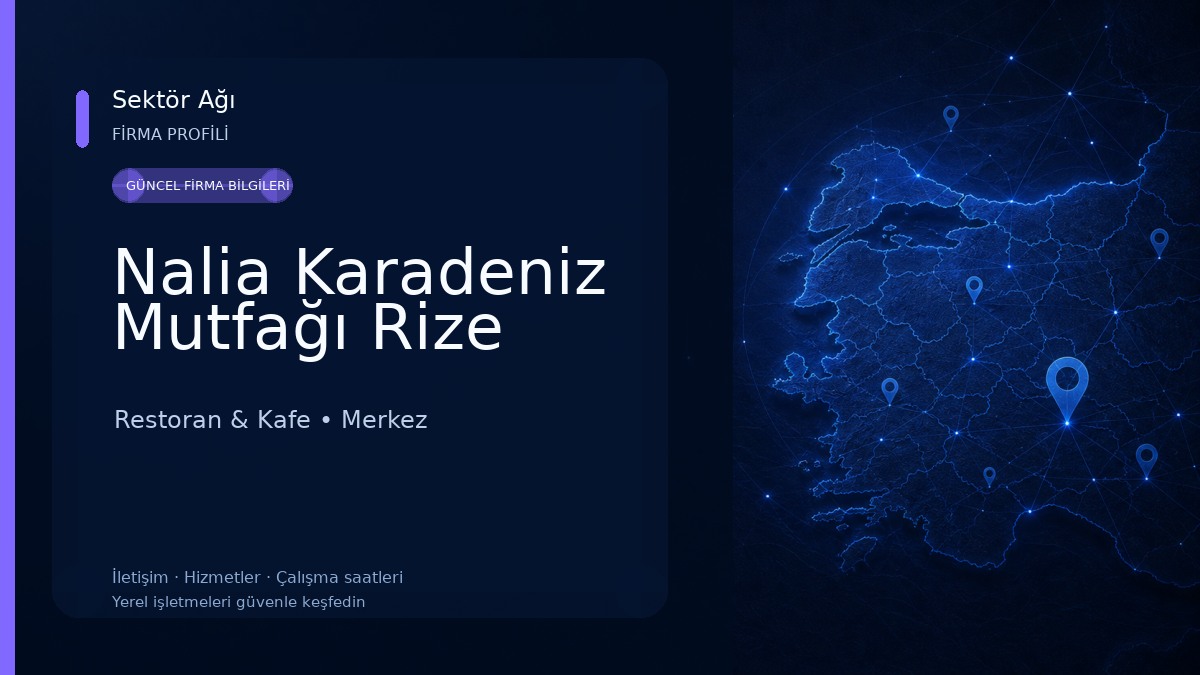 Nalia Karadeniz Mutfağı Rize Restoran & Kafe