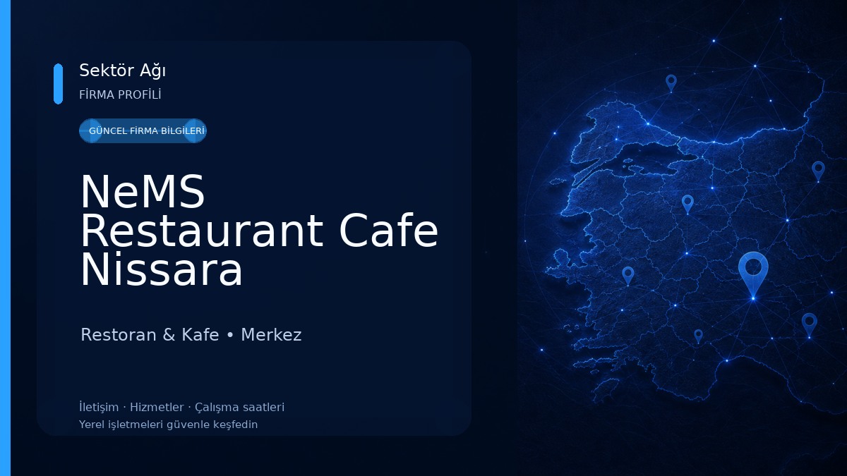 NeMS Restaurant Cafe Nissara Nevşehir Şubesi
