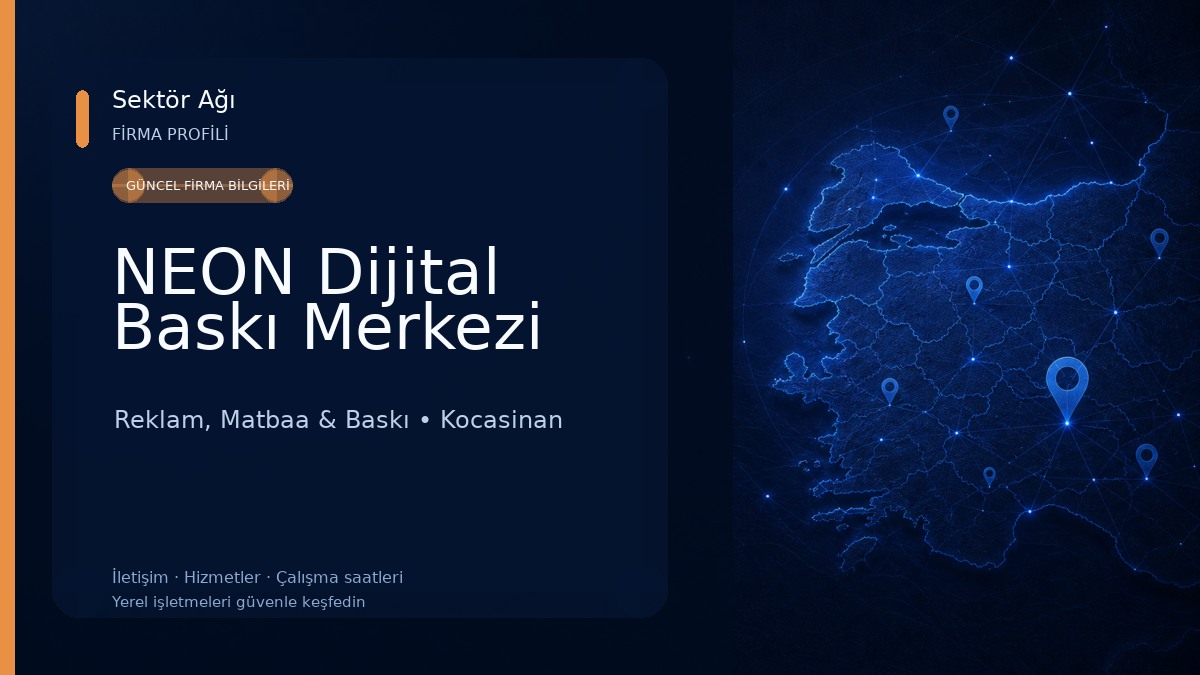 NEON Dijital Baskı Merkezi Reklam, Matbaa & Baskı