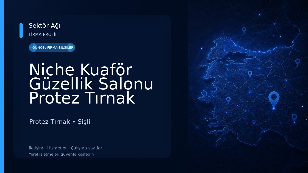 Niche Kuaför Güzellik Salonu Protez Tırnak Cilt Bakımı Saç Tasarım