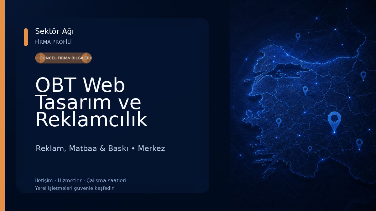 OBT Web Tasarım ve Reklamcılık Ardahan