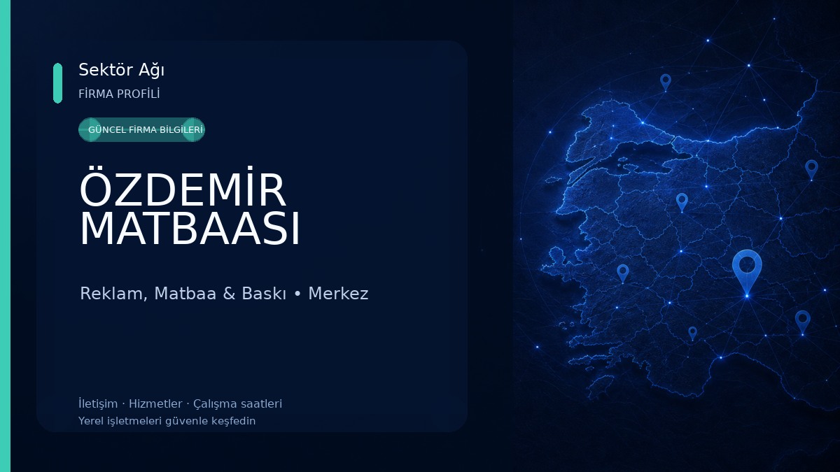 ÖZDEMİR MATBAASI