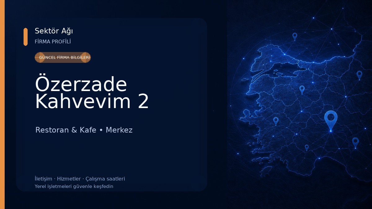 Özerzade Kahvevim 2 Restoran & Kafe