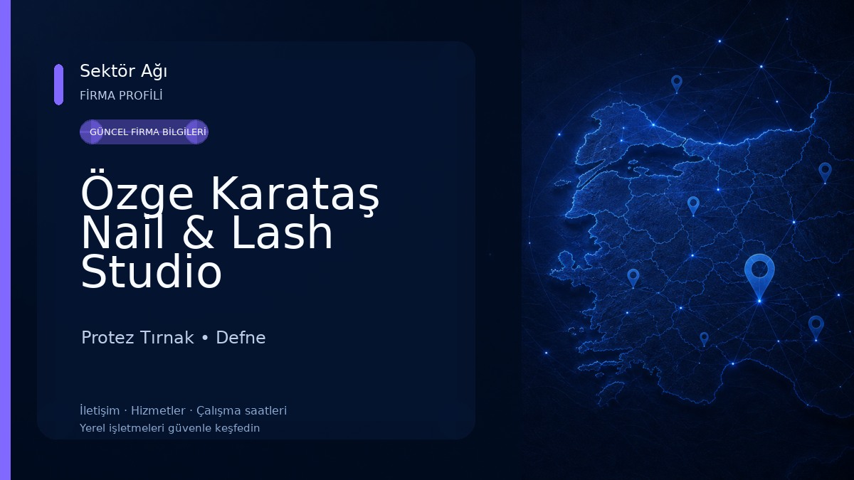 Özge Karataş Nail & Lash Studio Protez Tırnak