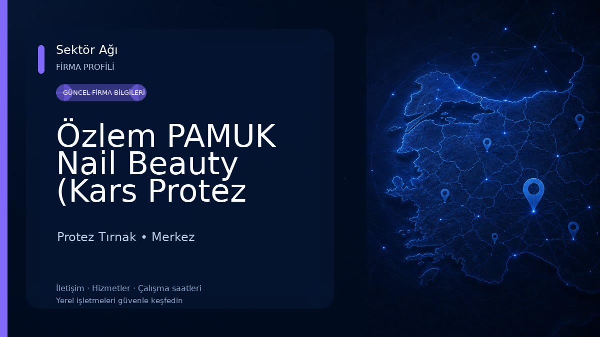 Özlem PAMUK Nail Beauty (Kars Protez Tırnak) Protez Tırnak