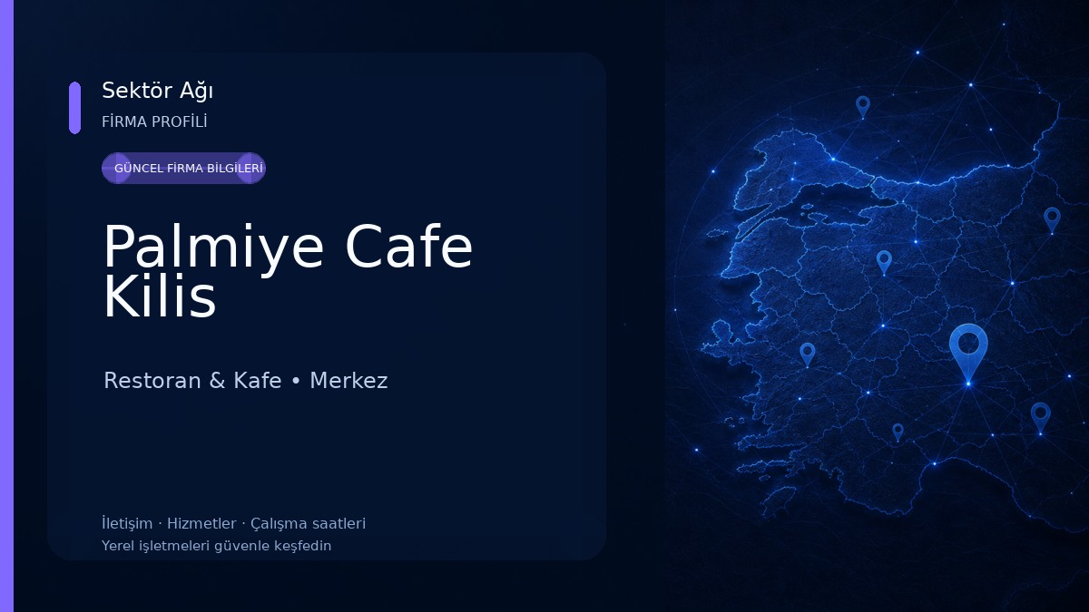 Palmiye Cafe Kilis Restoran & Kafe