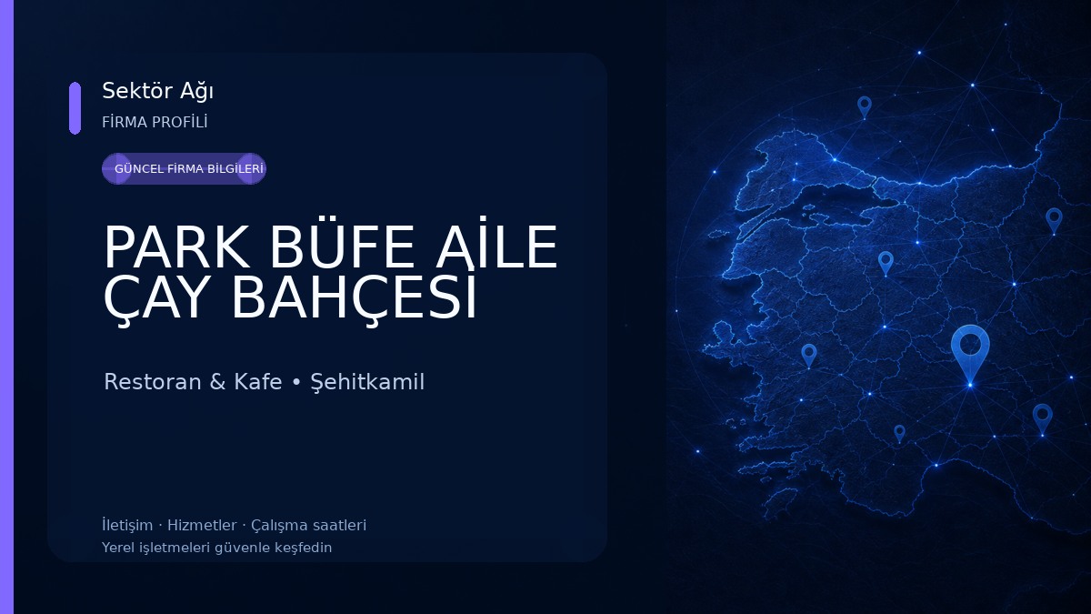 PARK BÜFE AİLE ÇAY BAHÇESİ
