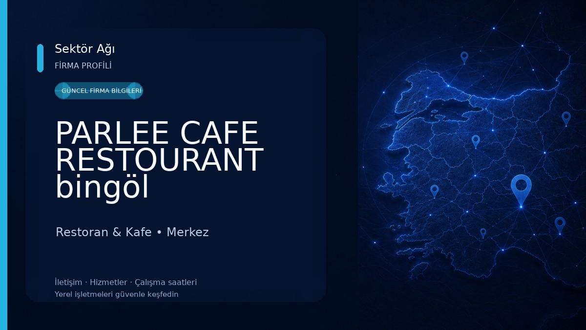 PARLEE CAFE RESTOURANT bingöl
