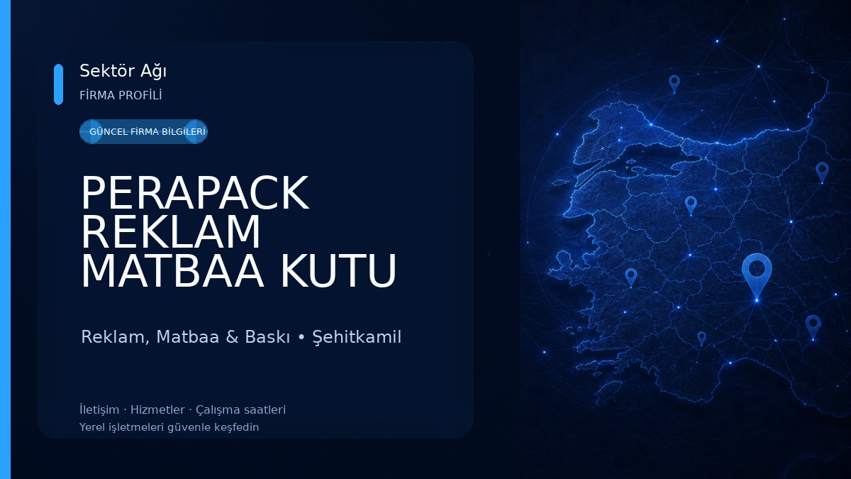 PERAPACK REKLAM MATBAA KUTU ETİKET AMBALAJ Reklam, Matbaa & Baskı
