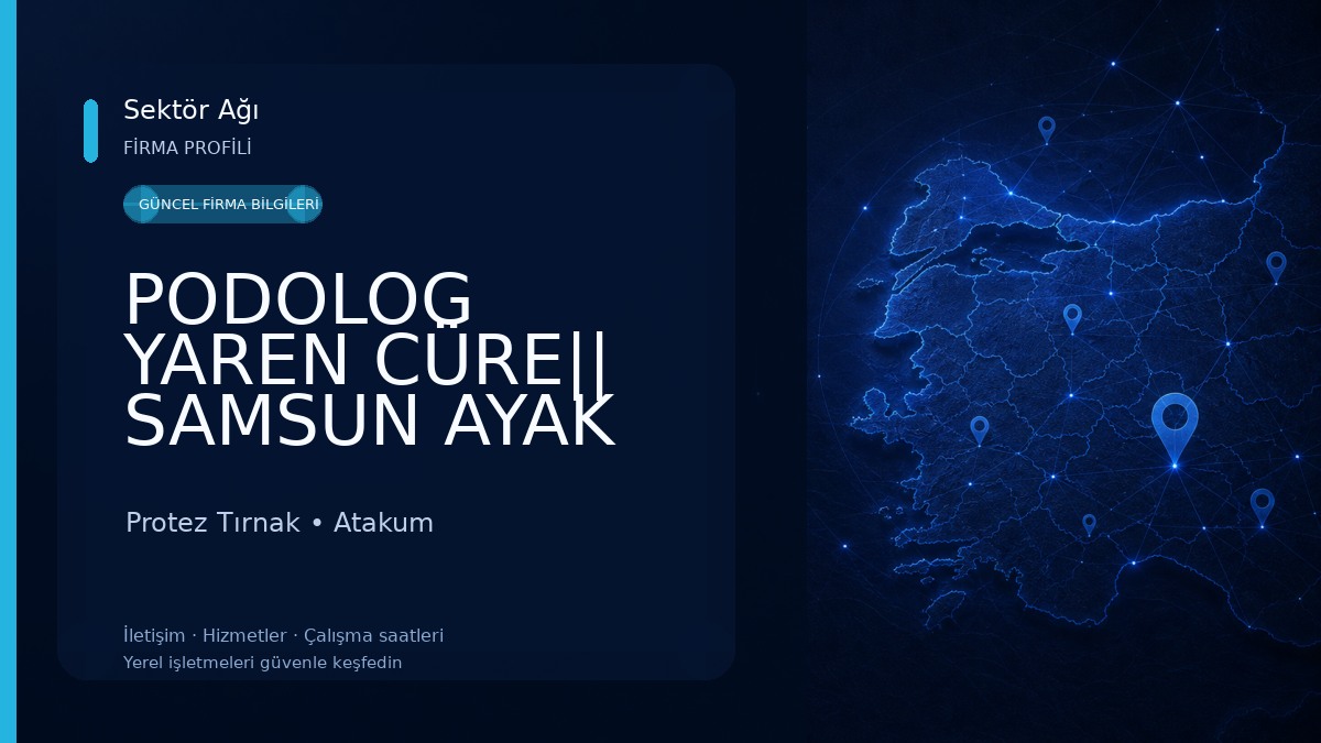 PODOLOG YAREN CÜRE|| SAMSUN AYAK SAĞLIĞI VE BAKIMI