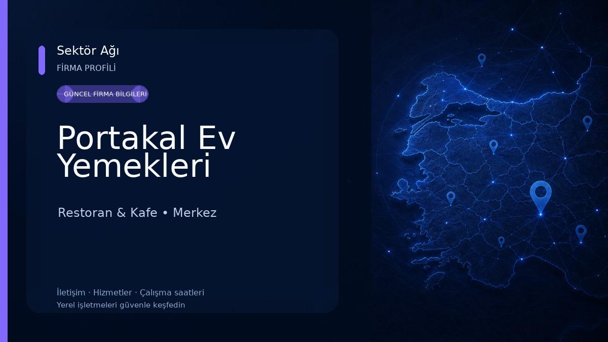Portakal Ev Yemekleri Restoran & Kafe