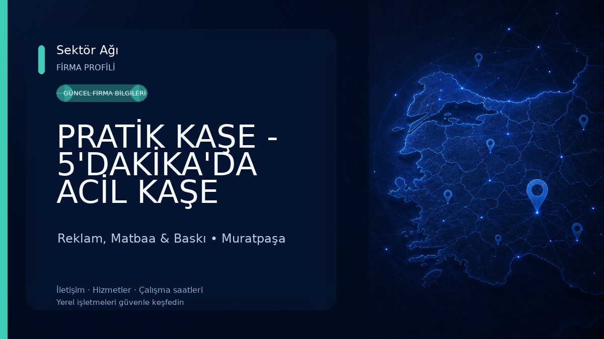 PRATİK KAŞE - 5'DAKİKA'DA ACİL KAŞE MATBAA HİZMETLERİ PROMOSYON AJANDA KALEM ÇAKMAK Reklam, Matbaa & Baskı