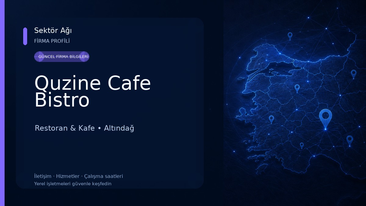 Quzine Cafe Bistro Restoran & Kafe
