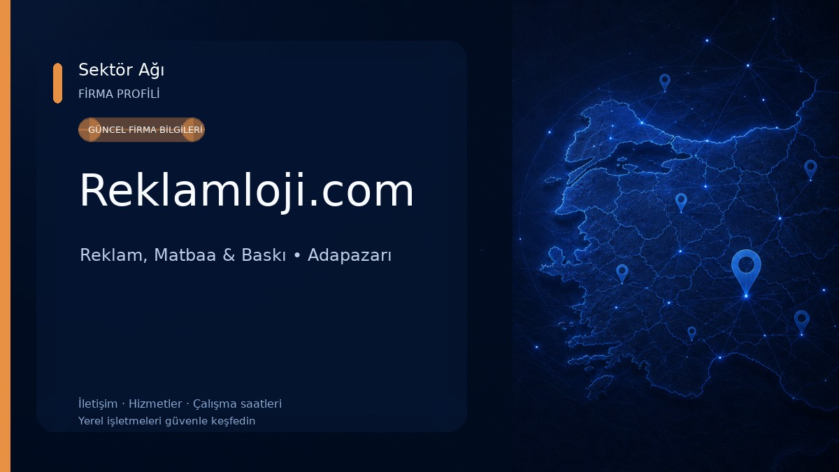 Reklamloji.com Reklam, Matbaa & Baskı