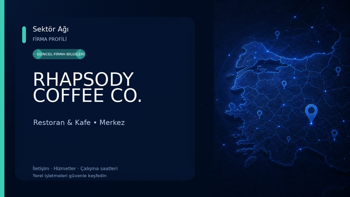 RHAPSODY COFFEE CO. Restoran & Kafe