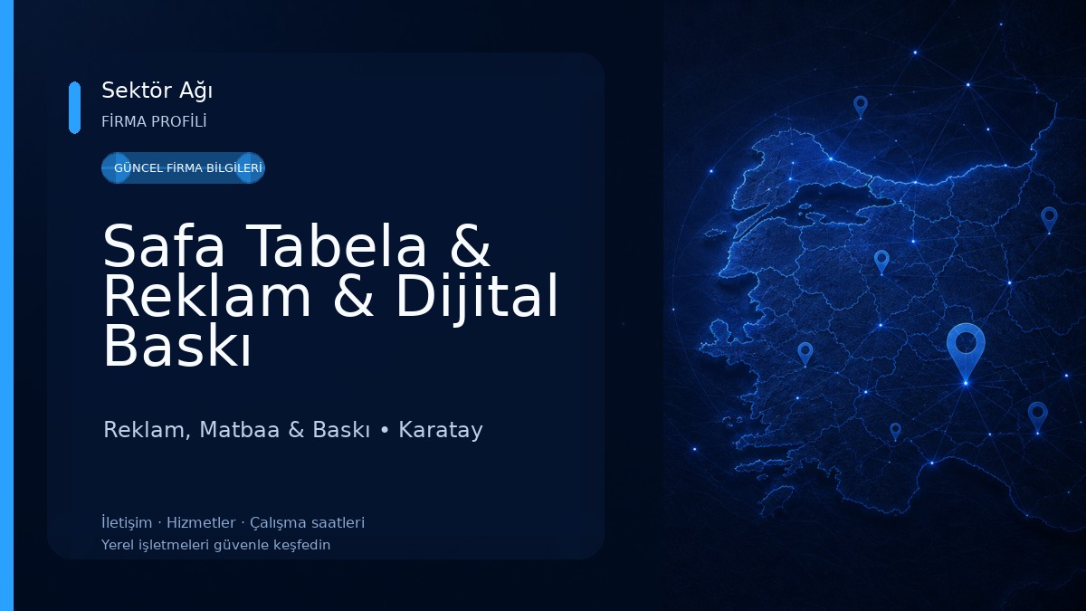 Safa Tabela & Reklam & Dijital Baskı