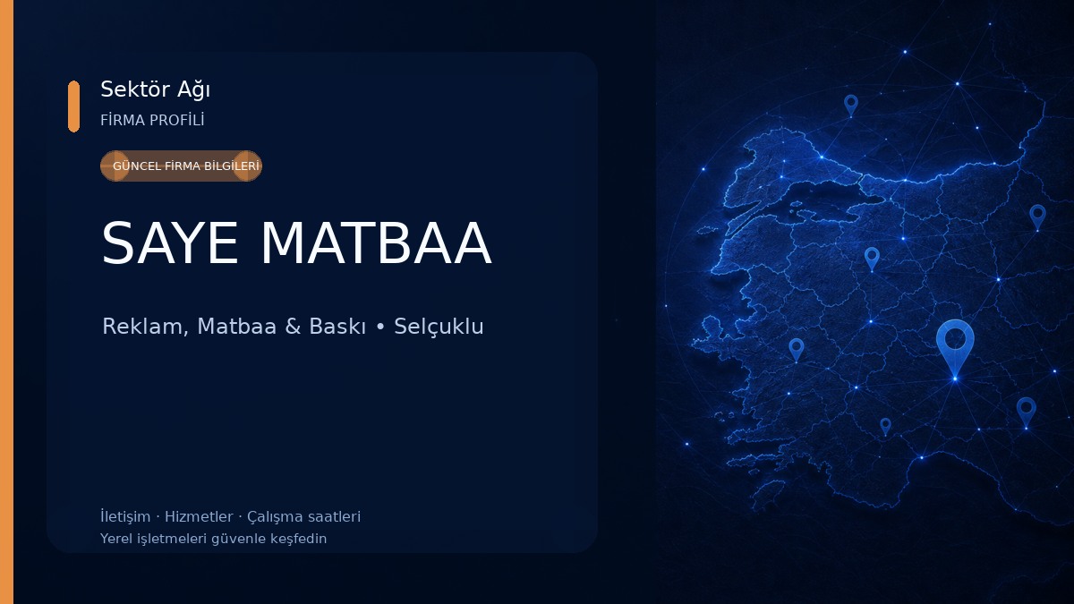SAYE MATBAA Reklam, Matbaa & Baskı