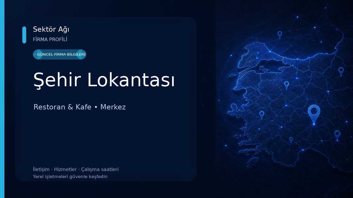 Şehir Lokantası Restoran & Kafe