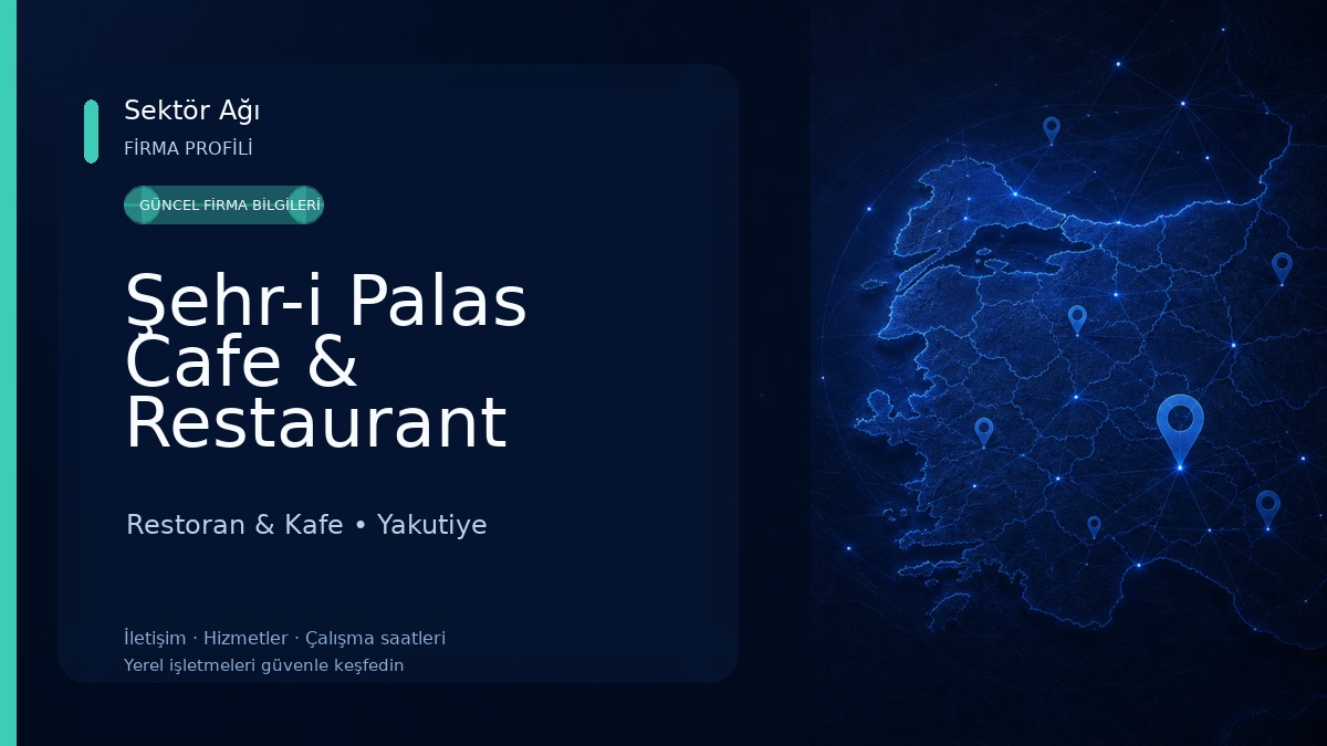 Şehr-i Palas Cafe & Restaurant Restoran & Kafe