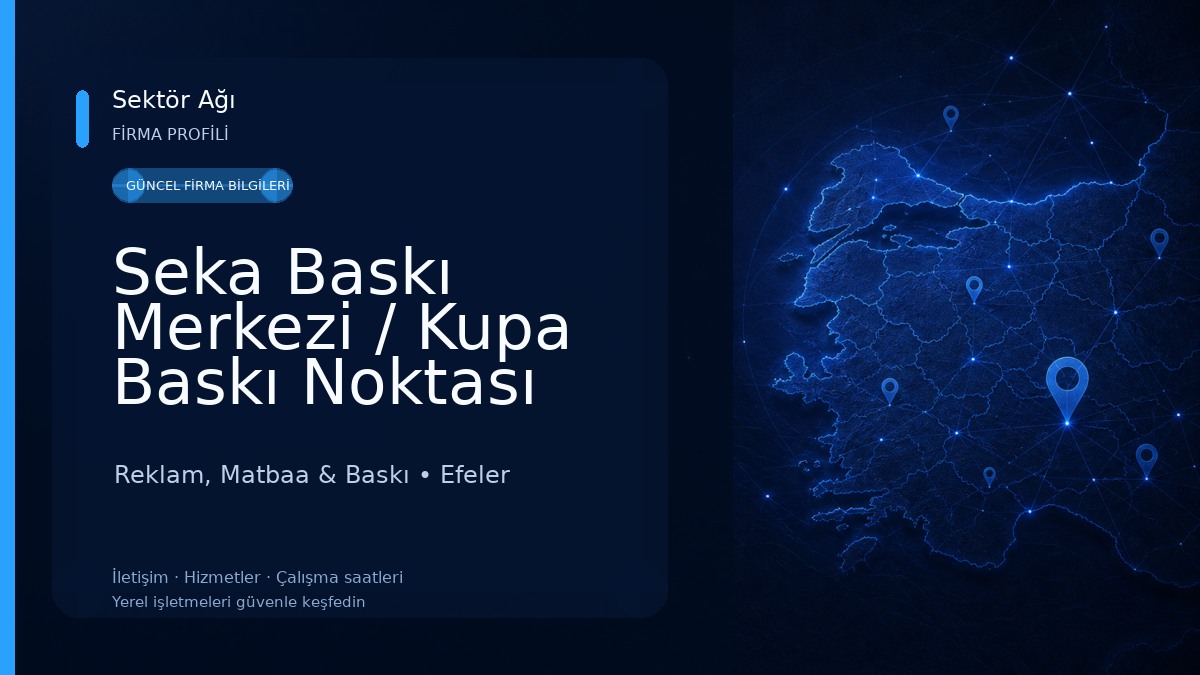 Seka Baskı Merkezi / Kupa Baskı Noktası