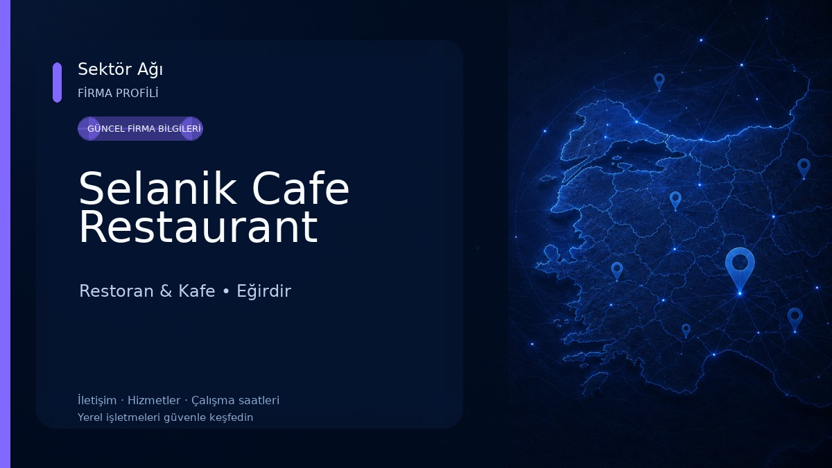 Selanik Cafe Restaurant Restoran & Kafe