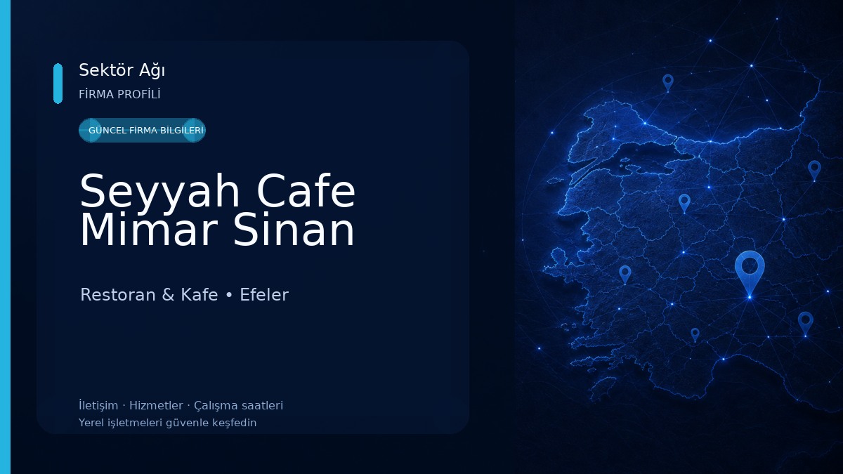Seyyah Cafe Mimar Sinan Restoran & Kafe