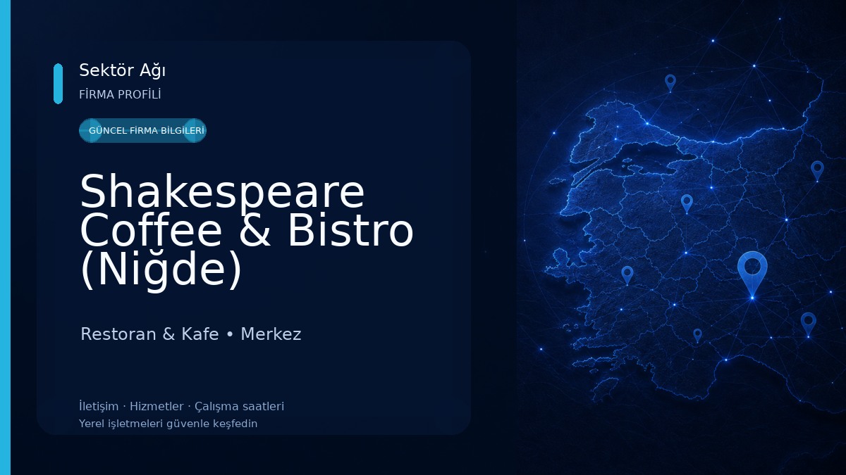 Shakespeare Coffee & Bistro (Niğde)