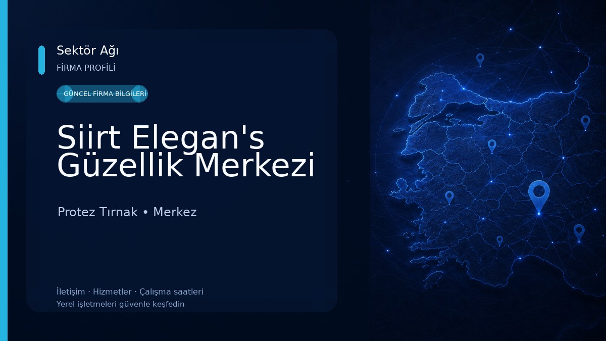 Siirt Elegan's Güzellik Merkezi