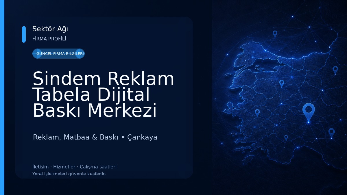 Sindem Reklam Tabela Dijital Baskı Merkezi (Matbaa) Reklam, Matbaa & Baskı