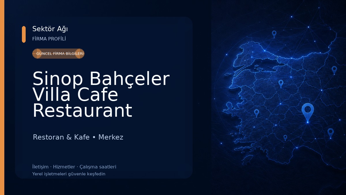 Sinop Bahçeler Villa Cafe Restaurant