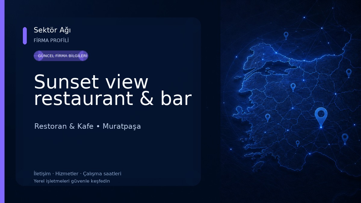 Sunset view restaurant & bar Restoran & Kafe