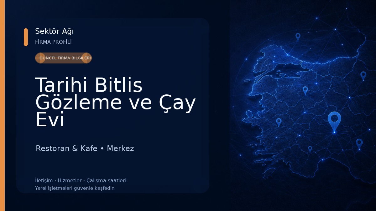Tarihi Bitlis Gözleme ve Çay Evi