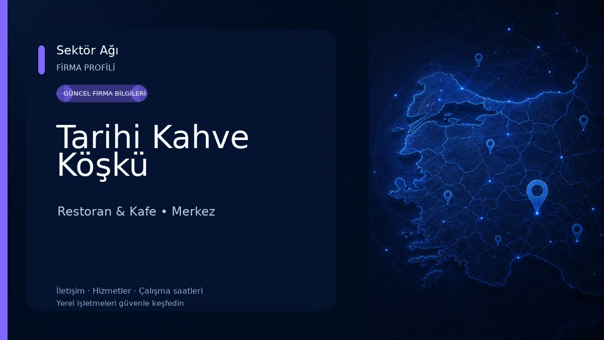 Tarihi Kahve Köşkü