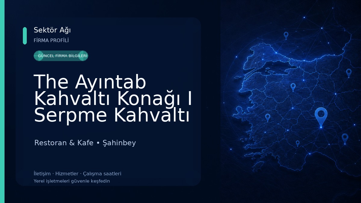 The Ayıntab Kahvaltı Konağı I Serpme Kahvaltı Restoran & Kafe