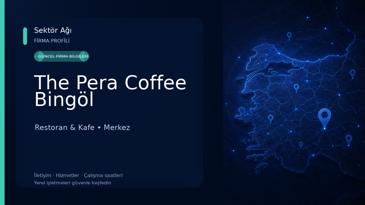 The Pera Coffee Bingöl