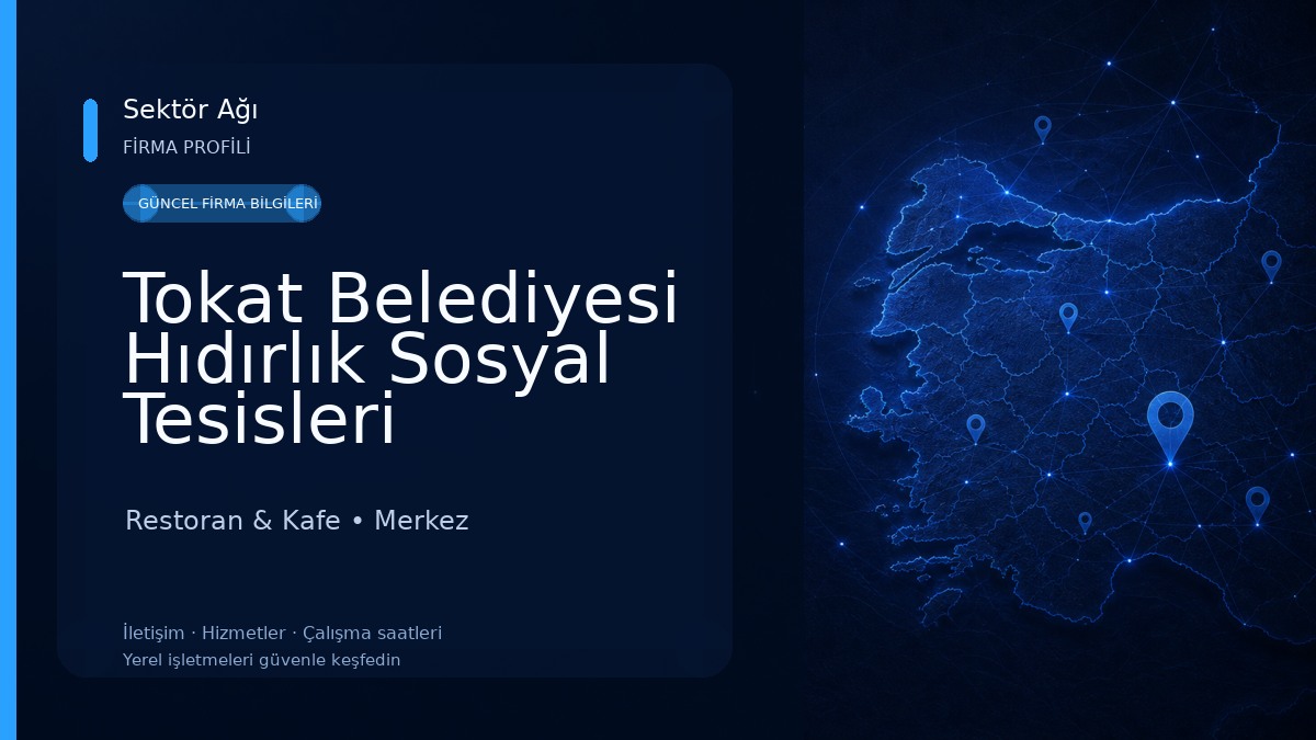 Tokat Belediyesi Hıdırlık Sosyal Tesisleri Restoran & Kafe