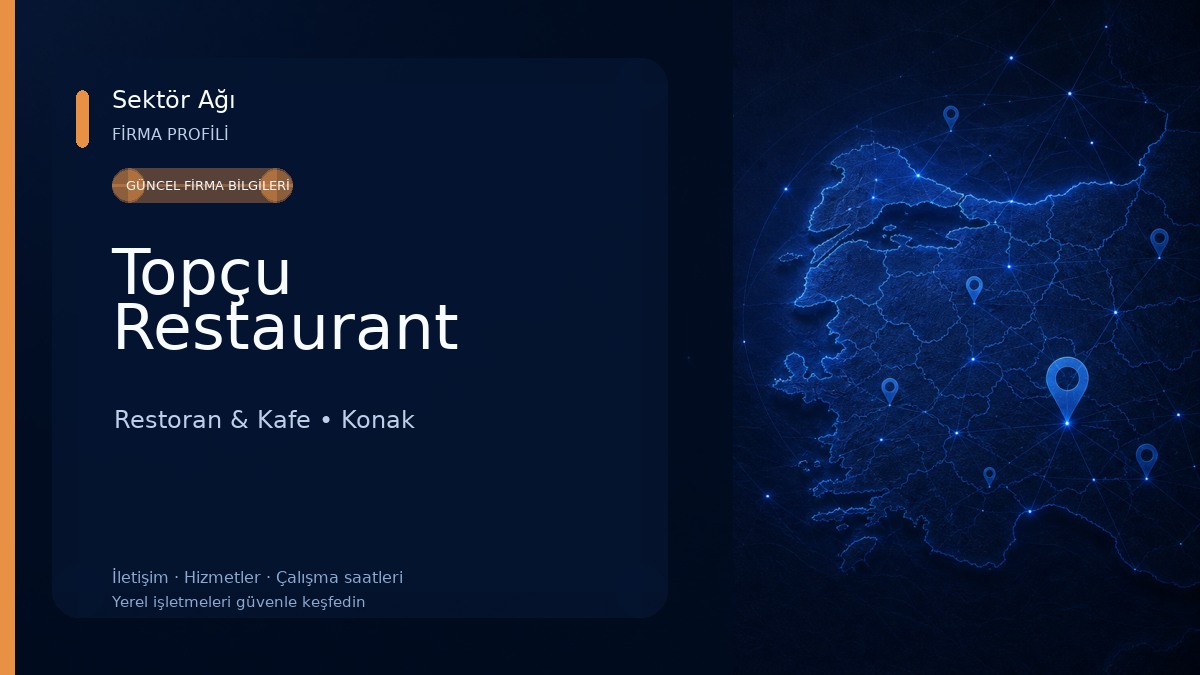 Topçu Restaurant Restoran & Kafe