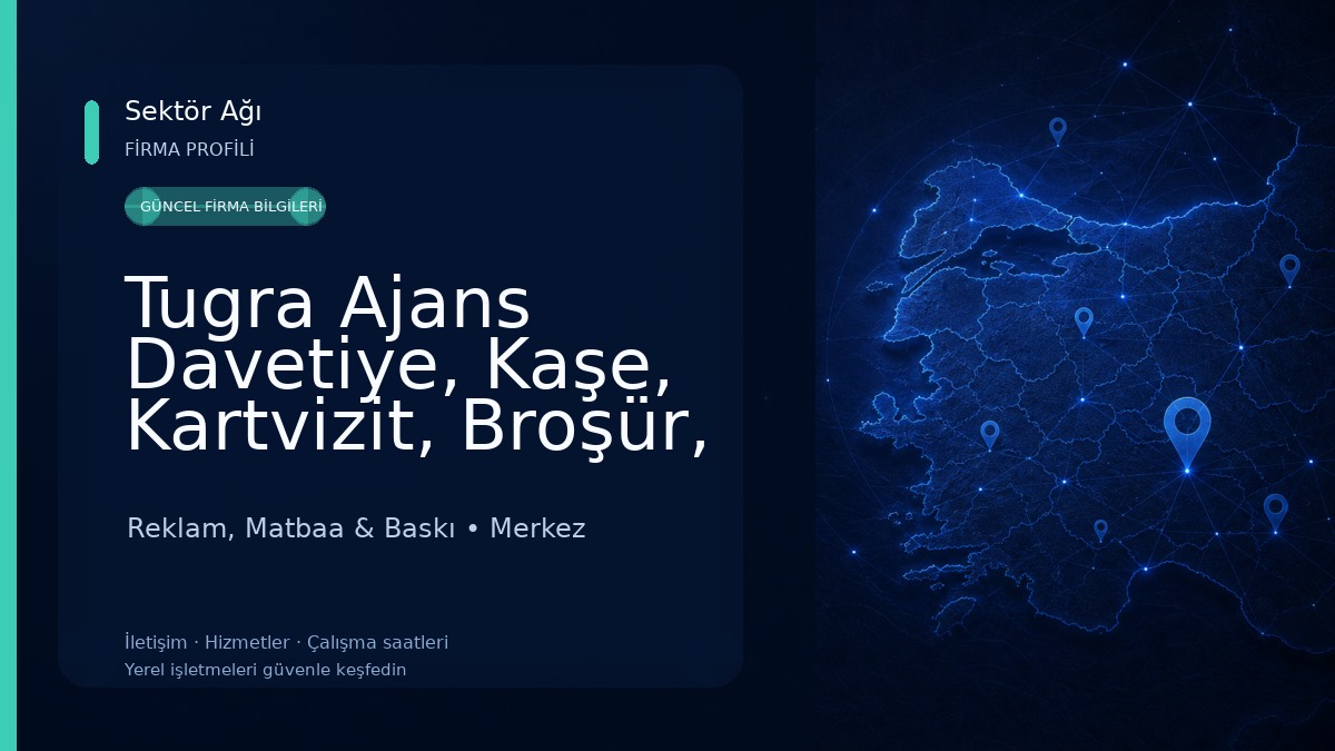 Tugra Ajans Davetiye, Kaşe, Kartvizit, Broşür, Butik Matbaacılık Reklam, Matbaa & Baskı