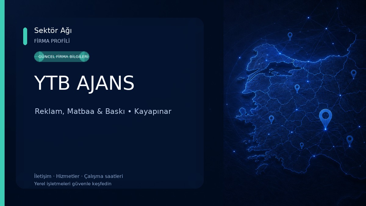 YTB AJANS Reklam, Matbaa & Baskı
