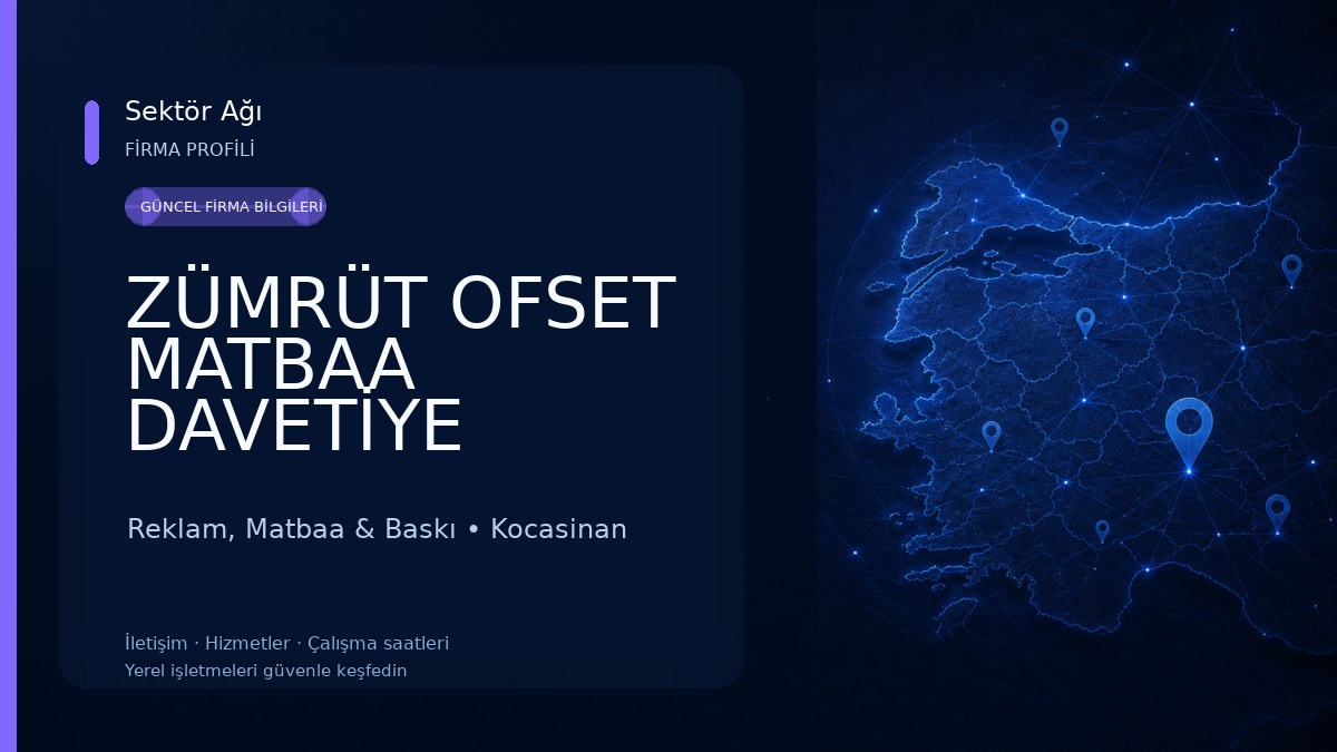 ZÜMRÜT OFSET MATBAA DAVETİYE Reklam, Matbaa & Baskı